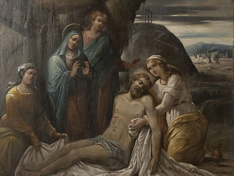 1840-Giovanni Picca - Cristo deposto nel sepolcro - Spoleto (PG)